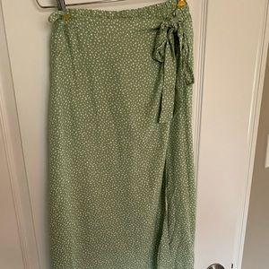 New wrap skirt - midi length.
